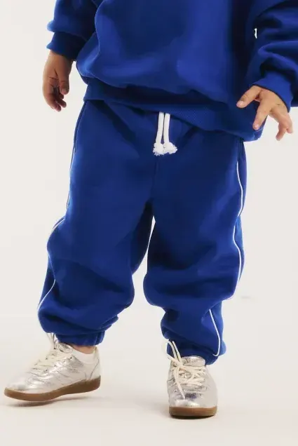 Spodnie ocieplane ALPINE WIDE PANTS CORNFLOWER Minikid