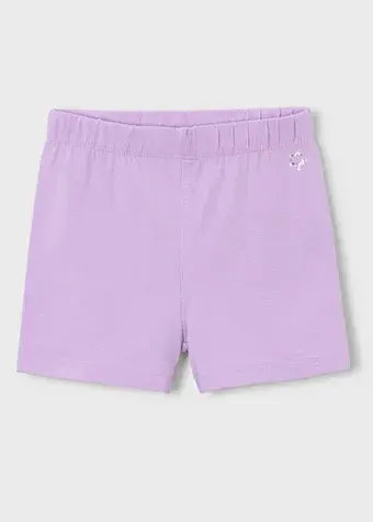Krótkie spodnie basic z dzianiny dla dziewczynki Lilac Mayoral 26-00212-068