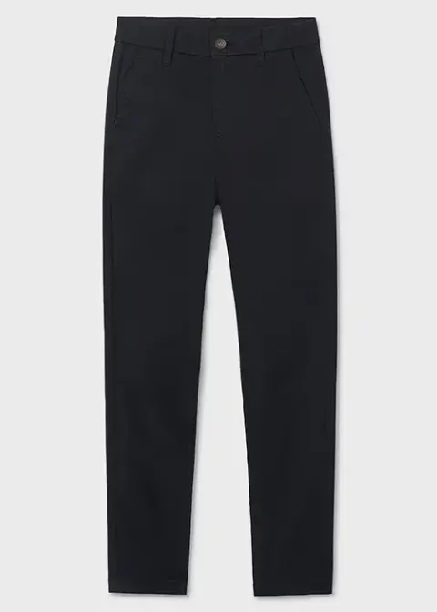 Spodnie typu chino basic Czarne Mayoral 26-00530-035