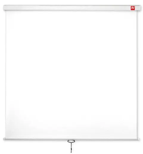 Avtek Ekran ścienny ręczny Wall Standard 175 (1:1, 175x175cm, powierzchnia biała, matowa)