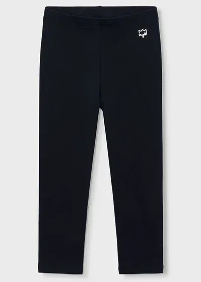 Długie legginsy basic dla dziewczynki Czarne Mayoral 26-00748-041