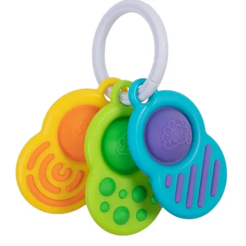 Sensoryczne Bąbelki Dimpl na Zawieszce 0 m+ Fat Brain Toy Co FA348-1