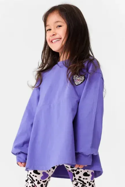Bluzka Double Cats Dots Longsleeve Bell VERI PERI Hey Popinjay!