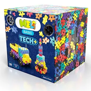 Klocki Meli BASIC Tech+ zestaw klocków 780 szt. 3 lata+ MELI 50903