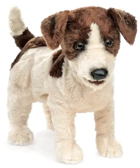 Fikuś – Realistyczna Pacynka Jack Russell Terrier 0 m+ Folkmanis Puppets 2848