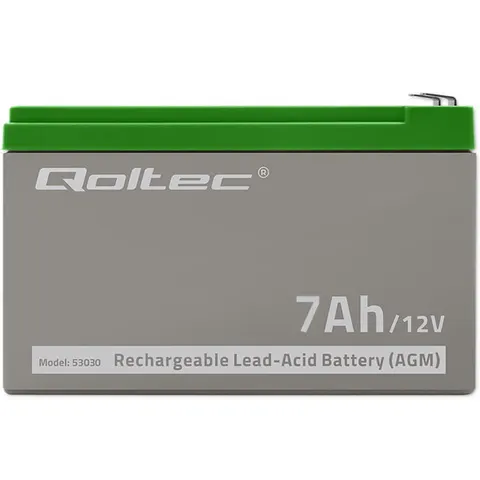 Akumulator Qoltec AGM LongLife 12V 7Ah