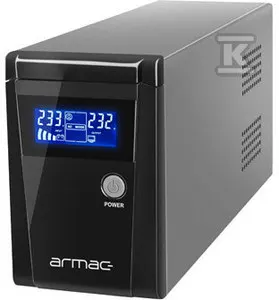 Zasilacz awaryjny UPS Armac Office 650F LCD Line-Interactive 2xSchuko