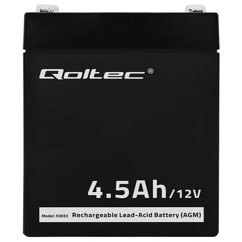 Akumulator Qoltec AGM LongLife 12V 4.5Ah