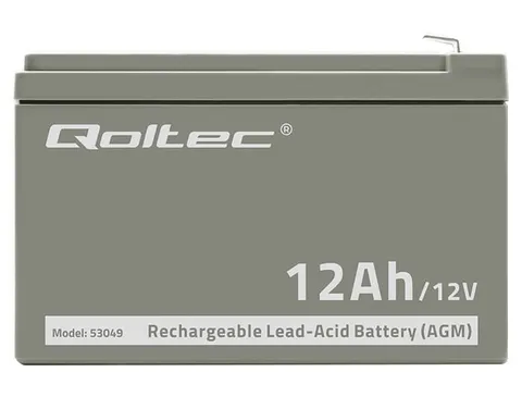 Qoltec Akumulator AGM 12V | 12Ah