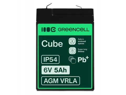 Green Cell Akumulator AGM 6V 5Ah