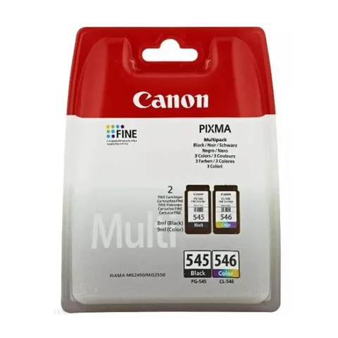 Tusz Canon 2x PG545 XL do CL-546 XL CMYK | 180 str. | black | zestaw