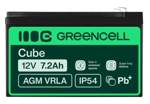 Green Cell Akumulator AGM 12V 7.2Ah
