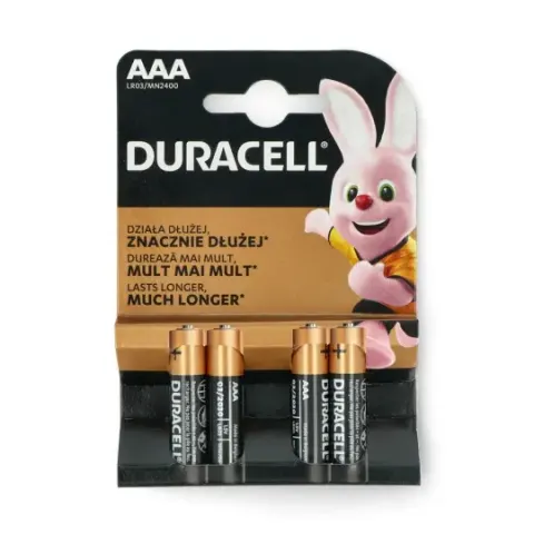 Duracell Basic AAA/LR03 4szt kartonik