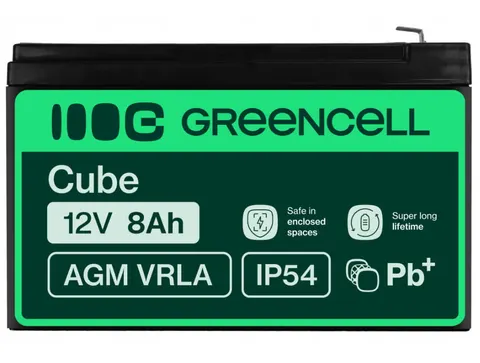 Green Cell Akumulator AGM VRLA 12V 8Ah