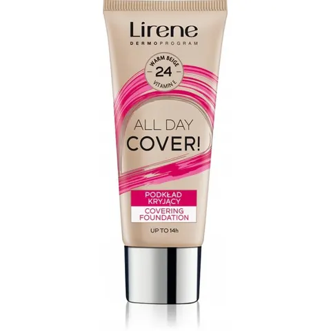 LIRENE Fluid kryjący 24 CIEPŁY BEŻ, 30 ml