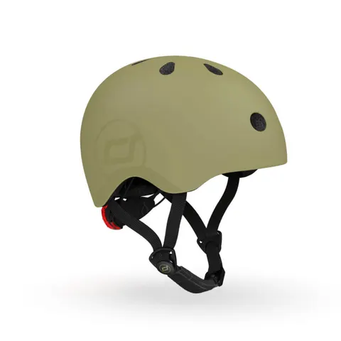 SCOOTANDRIDE Kask S-M dla dzieci 3+ Olive