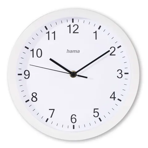 Hama Zegar ścienny Elba 25 cm Biały