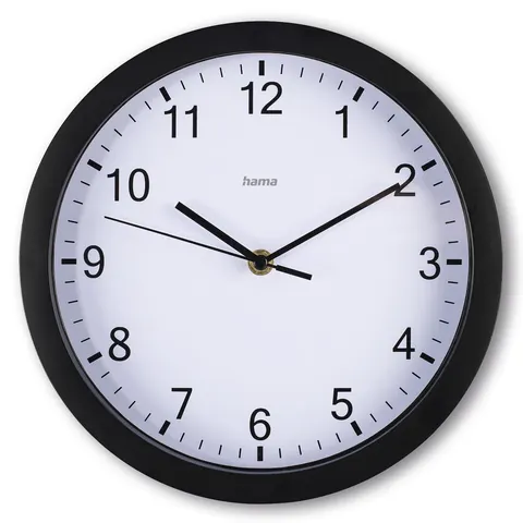 Hama Zegar ścienny Elba 25cm Czarny