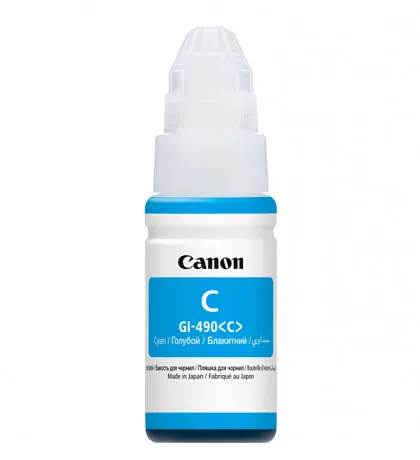 Tusz Canon GI-490 do Canon PIXMA G1400/G2400/G3400 | 70ml | cyan