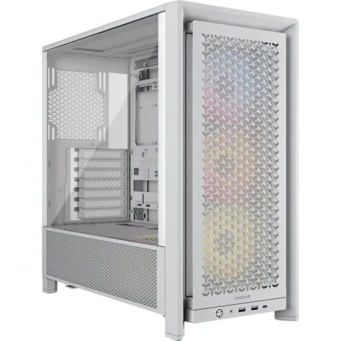 Corsair Obudowa FRAME 4000D RS ARGB Biała Mid Tower ATX