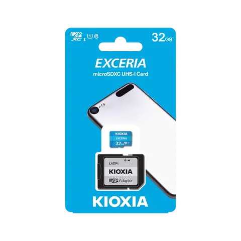 Karta pamięci microSD 32 GB UHS-I U1 Kioxia z adapterem