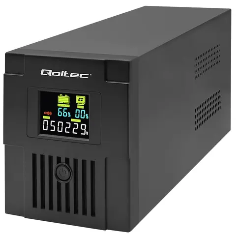 Zasilacz awaryjny UPS Qoltec Monolith | 2000VA | 1200W | LCD | USB