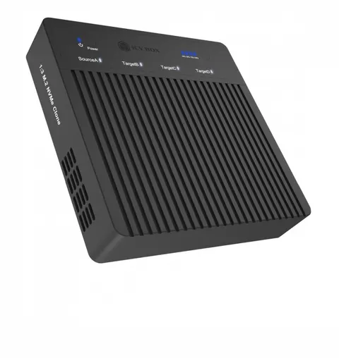 IcyBox Duplicator (klonowanie 1:3) dla NVMe M.2 SSD IB-4013MCL-C4 4-Bay USB4