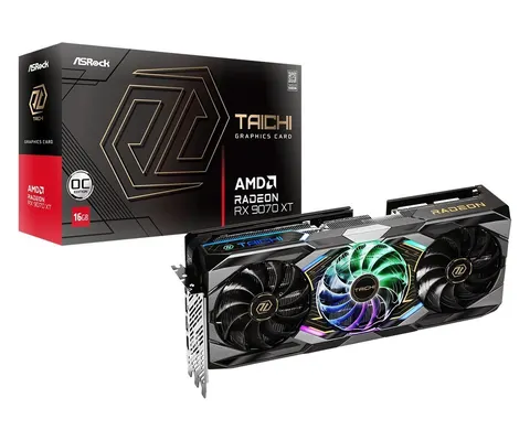 ASRock Karta graficzna Radeon RX 9070 XT Taichi 16GB