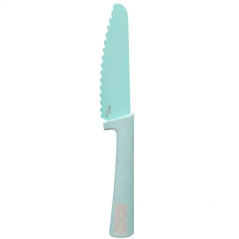 Bezpieczny nóż dla dzieci 3 lata+ Niebieski morski KLYV Classic Kids Knife Aqua SKAGFA