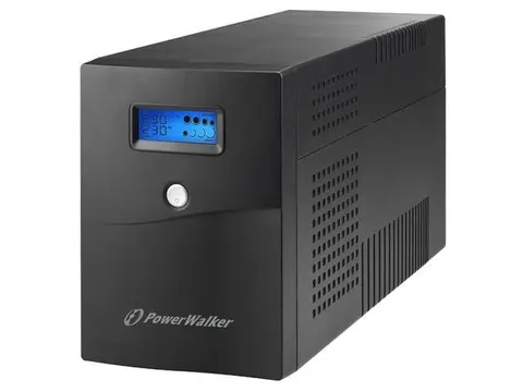 PowerWalker Zasilacz Line-Interactive 3000VA SCL 4xSchuko, RJ11/RJ45 IN/OUT, USB, LCD