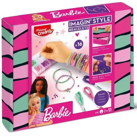Bransoletki Barbie 7 lat+ Maped Creativ 907472