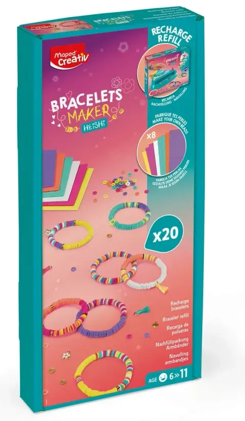 Fabryka bransoletek Zestaw uzupełniający 6 lat+ Maped Creativ 907407