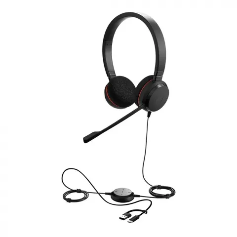 Jabra Słuchawki Evolve 20 USB-A amp C UC Stereo