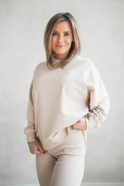Bluza damska Over Beż TUSS