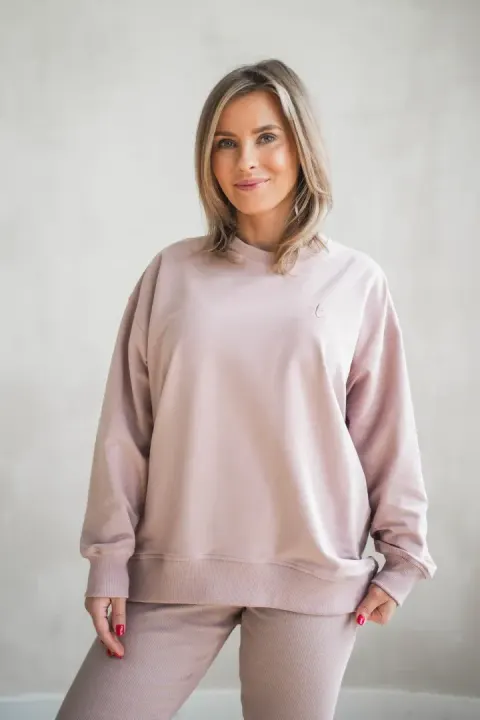 Bluza damska Over Pudrowy Róż TUSS