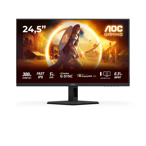 AOC Monitor 25G4SRE 24.5 cala Fast IPS 300Hz HDMIx2 DP