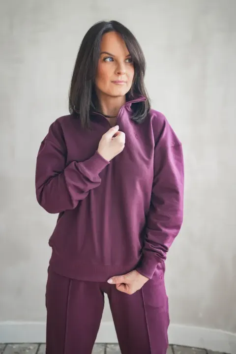 Bluza damska Retro Bordo TUSS