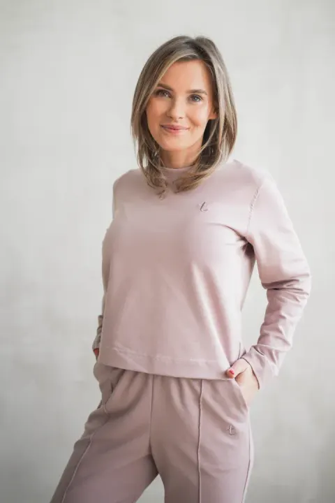 Bluza damska Chic Pudrowy Róż TUSS