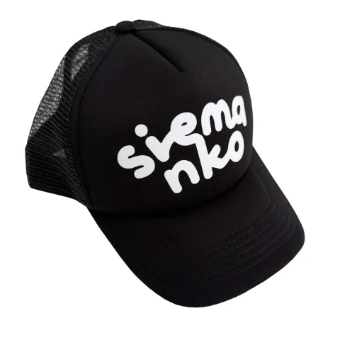 Czapka z daszkiem SIEMANKO czarna Minimiki