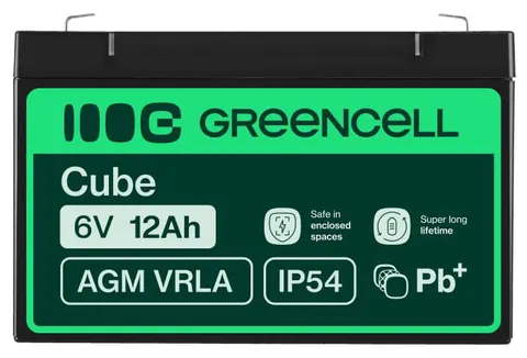 Green Cell Akumulator AGM 6V 12Ah