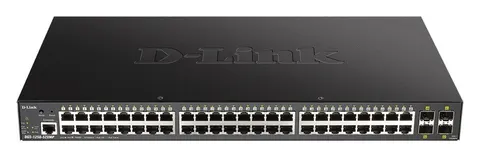 D-Link Przełącznik DGS-1250-52XMP 48GE PoE+ 4SFP+