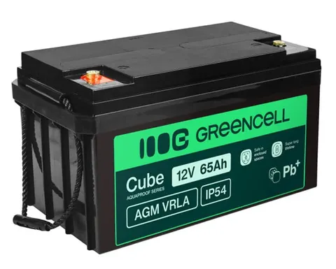 Green Cell Akumulator AGM VRLA 12V 65Ah IP54
