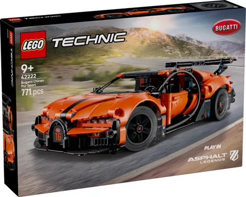 LEGO Technic 42222 Hipersamochód Bugatti Chiron Pur Sport
