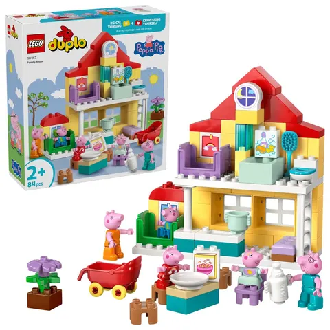 LEGO DUPLO Świnka Peppa Dom rodzinny 10467