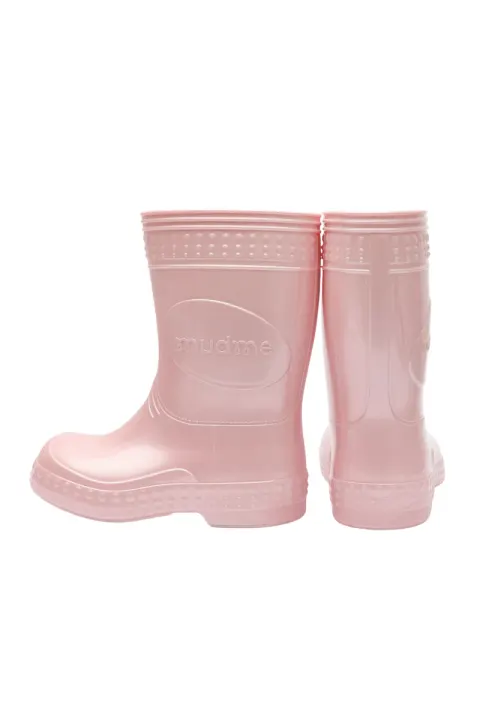 Kalosze mudme Limited Collection Pink Pearl RÓŻOWE PERŁOWE