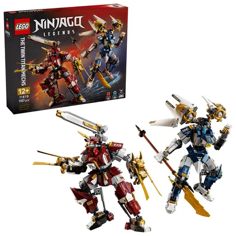 LEGO Ninjago 71870 Bliźniacze tytanowe mechy