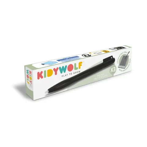 Kidywolf Kidypen - 3 Zapasowe Rysiki do Mini Tabletu dla Dzieci - Stylus