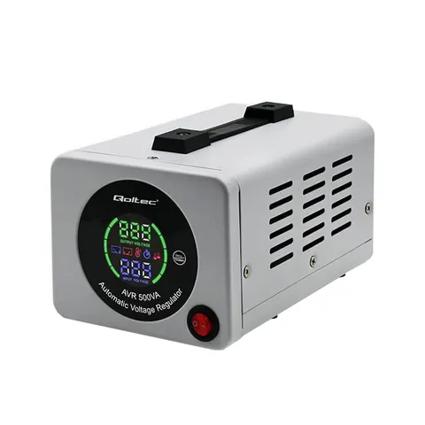 Qoltec Automatyczny stabilizator napięcia AVR 500VA
