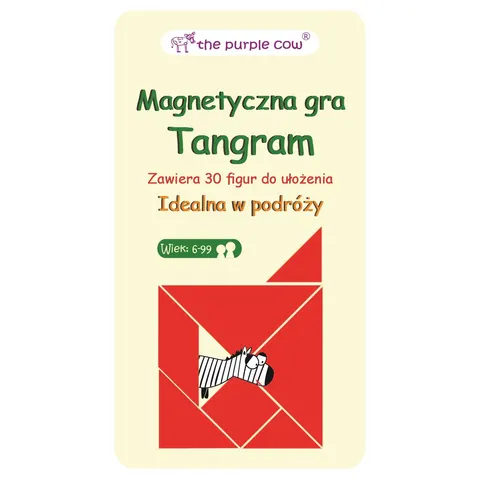 Podróżna gra magnetyczna Tangram 6 lat+ The Purple Cow