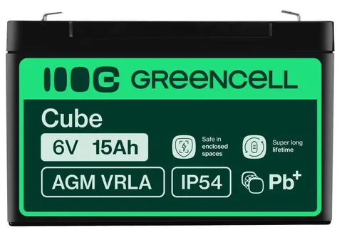 Green Cell Akumulator AGM VRLA 6V 15Ah